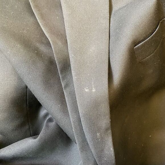 Y2K Jack Victor Classic Powell SPJ Wool Blazer Suit Jacket Sport Coat Black 52PL - Picture 14 of 14